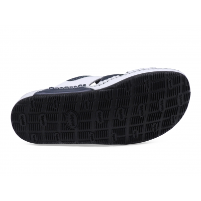 Men Sandals SKC-14 White-Blue Nappa